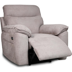 InsideHome Πολυθρόνα Relax με Υποπόδιο Ανακλινόμενη Μπεζ Boston 0051.MS03BG