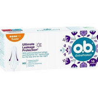 O.B. Extra Protect Super Ταμπόν για Αυξημένη Ροή 4 Σταγόνες 16τμχ