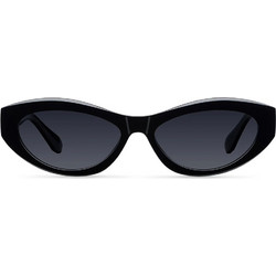 Meller MAR-TUTCAR Γυαλιά Ηλίου Cat Eye Κοκάλινα Μαύρα με Μαύρο Φακό