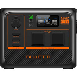 Bluetti AC60P P-AC60P-EU-GY-BL-010 Power Station 504Wh / 18000mAh 2xAC 1xDC 2xUSB-A 1xUSB-C