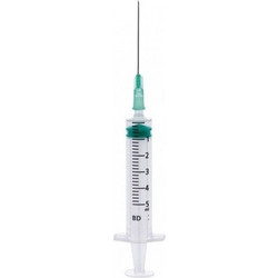 BD Emerald Σύριγγα 5ml με Βελόνα 21G 40mm 1τμχ