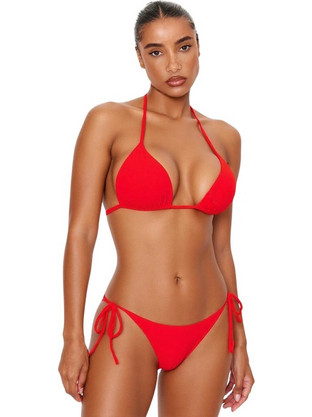 AnnaMu Bikini Set Τριγωνάκι Κόκκινο A-1047