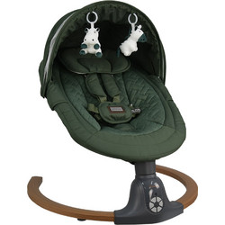 Bebe Stars Fluffy Relax Μωρού Κούνια με Μουσική έως 9kg Χακί 257-176