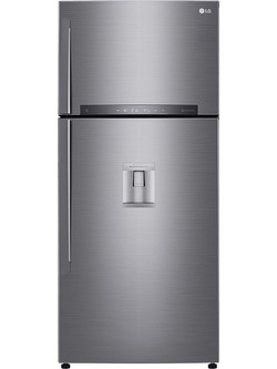 LG GTF744PZPED Δίπορτο Ψυγείο 509lt No Frost Υ180xΠ78xΒ73cm Inox