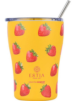 Estia Coffee Mug Save The Aegean Berry Bright 350ml