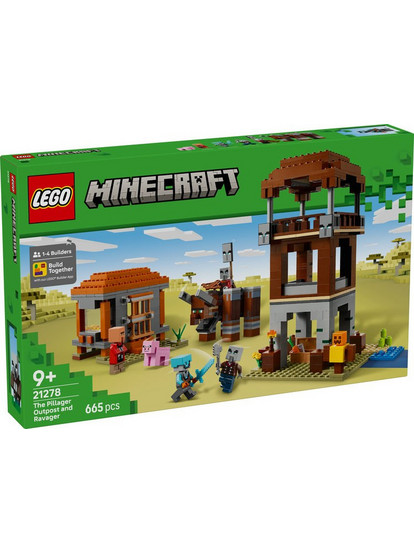 Lego Minecraft The Pillager Outpost & Ravager για 9+ Ετών 21278
