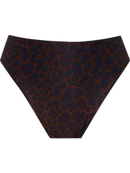 Sugarfree Ψηλόμεσο Bikini Slip Animal Print Σοκολατί 25802146-332