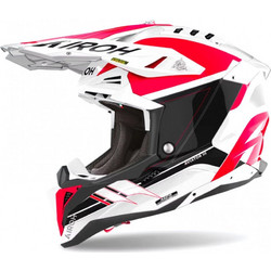 Airoh Aviator 3 Saber Gloss Red Κράνος Μηχανής Motocross 1290gr