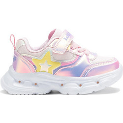 Lelli Kelly Margherita Παιδικά Sneakers με Φωτάκια Ροζ Χρυσά Κίτρινα Λιλά LKAL4741-RO01