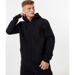 Everlast Ανδρική Ζακέτα Φούτερ με Κουκούλα και Φερμουάρ Μαύρη 533019-03