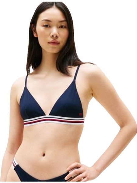 Tommy Hilfiger Bikini Top Τριγωνάκι Navy Μπλε UW0UW05805-C1G