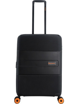 Discovery Trails DL02HO-60 Βαλίτσα Μεσαία 65x45.5x26cm με 4 Ρόδες Μαύρη