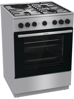 Gorenje GK6B42XD Κουζίνα Ηλεκτρική 71lt με Εστίες Αερίου & Ρεύματος 60cm