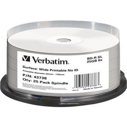 Verbatim 43738 Εγγράψιμα BD-R 6x Printable 25GB Cake Box 25τμχ