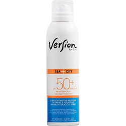 Version Sea + City Invisible Hydracool Αντηλιακό Spray Σώματος SPF50+ 200ml