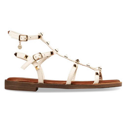 Envie Shoes Δερμάτινα Γυναικεία Σανδάλια Λευκά E96-21390-10