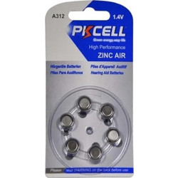 Pkcell Zinc Air A312 6τμχ