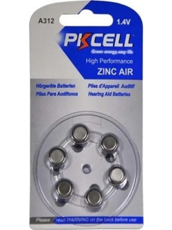 Pkcell Zinc Air A312 6τμχ