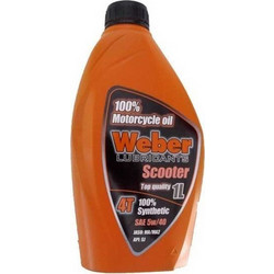 Weber Scooter Συνθετικό Λάδι Μηχανής 4T 5W-40 1lt