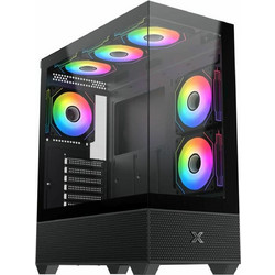 Xigmatek Alphard Black Gaming Midi Tower Κουτί Υπολογιστή με Πλαϊνό Παράθυρο