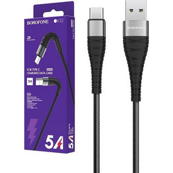 Borofone BX32 Braided USB-A to USB-C 1m Black GZ-18814