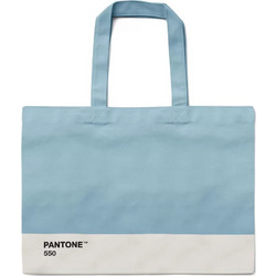 Pantone 550 Υφασμάτινη Τσάντα Θαλάσσης Ώμου Γαλάζια