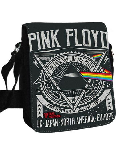 Takeposition Pink Floyd Ανδρική Τσάντα Ώμου / Χιαστί Μαύρη 984-7572