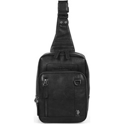 U.S. Polo Assn. Ανδρική Τσάντα Στήθους Μαύρη BIUCB5741MVP-511