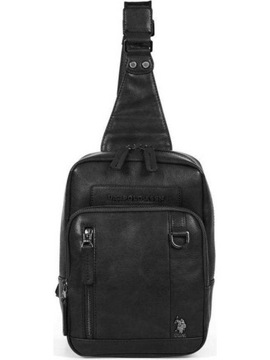 U.S. Polo Assn. Ανδρική Τσάντα Στήθους Μαύρη BIUCB5741MVP-511