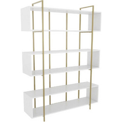 Hanah Home Bruti Βιβλιοθήκη 120x29.6x180cm 875ZNA4510