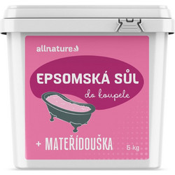 Allnature Motherwort Epsom Άλατα Μπάνιου Κρύσταλλοι 5kg
