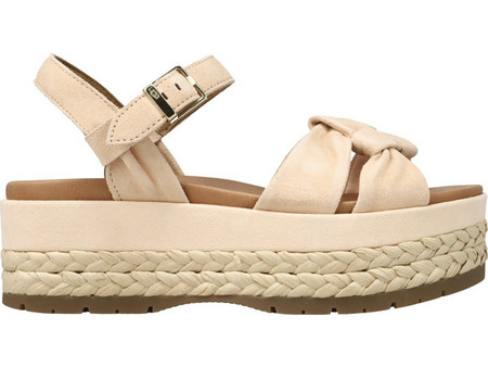 UGG Καλοκαιρινές Γυναικείες Πλατφόρμες Χαμηλές Μπεζ 1125026-PFSD