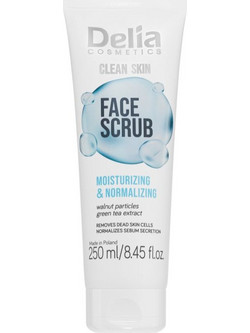 Delia Cosmetics Clean Skin Scrub 250ml