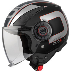 Axxis Metro S Duo B1 Gloss Black Grey Κράνος Μηχανής Jet 1200gr