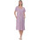 PNN Nightwear Midi Καλοκαιρινό Καθημερινό Φόρεμα Λιλά 0233-1037