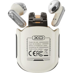XO G39 Control Ακουστικά Bluetooth Earbud Ανθεκτικά στο Νερό White