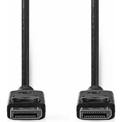 Nedis Καλώδιο DisplayPort 1.2 to DisplayPort Male 2m Black CCGT37010BK20