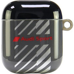 Audi Sport Θήκη Σιλικόνης για Apple AirPods 1 / 2 Μαύρη