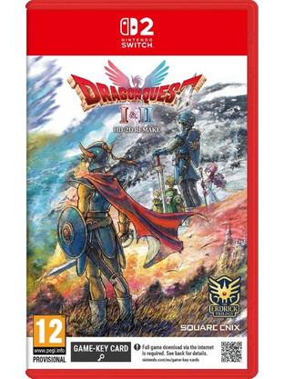 Dragon Quest I & II HD 2D Remake Key Nintendo Switch 2