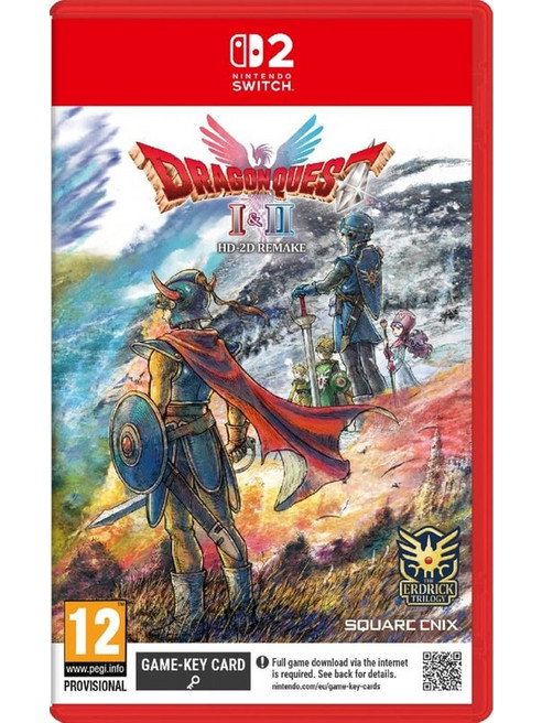 Dragon Quest I & II HD 2D Remake Key Nintendo Switch 2