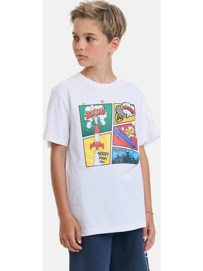 Firefly Παιδικό T-Shirt Κοντομάνικο Λευκό FBT25206-0001