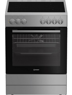 Indesit I6V5PMS Κουζίνα Ηλεκτρική 66lt με Κεραμικές Εστίες 60cm