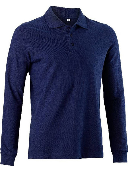 Diadora Ανδρική Μπλούζα Polo Μακρυμάνικη Navy Μπλε 160.300016-0062