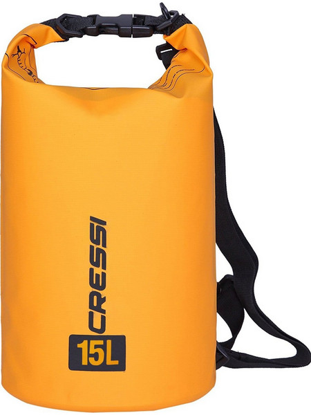 Cressi XUA928805 Στεγανός Σάκος Ώμου 15lt Πορτοκαλί