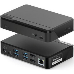 Alogic DUTHDPR USB-A USB-C Docking Station με HDMI PD Ethernet και Σύνδεση 2 Οθονών