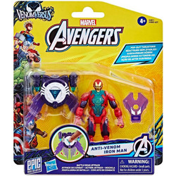 Hasbro Marvel Avengers VenomVersus Epic World of Action Anti-Venom Iron Man Φιγούρα Δράσης για 4+ Ετών 10cm G0971