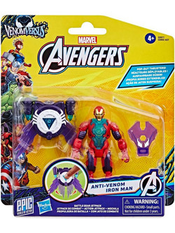 Hasbro Marvel Avengers VenomVersus Epic World of Action Anti-Venom Iron Man Φιγούρα Δράσης για 4+ Ετών 10cm G0971