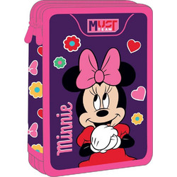 Must Minnie Mouse Cutie Κασετίνα Γεμάτη με 2 Θήκες Μωβ 565161