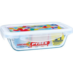 Pyrex Cook&Go Δοχείο Φαγητού Γυάλινο Κατάλληλο για Φούρνο Μικροκυμάτων 800ml