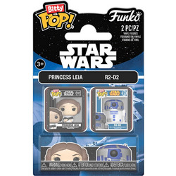 Funko Bitty Pop! Star Wars Princes Leia & R2-D2